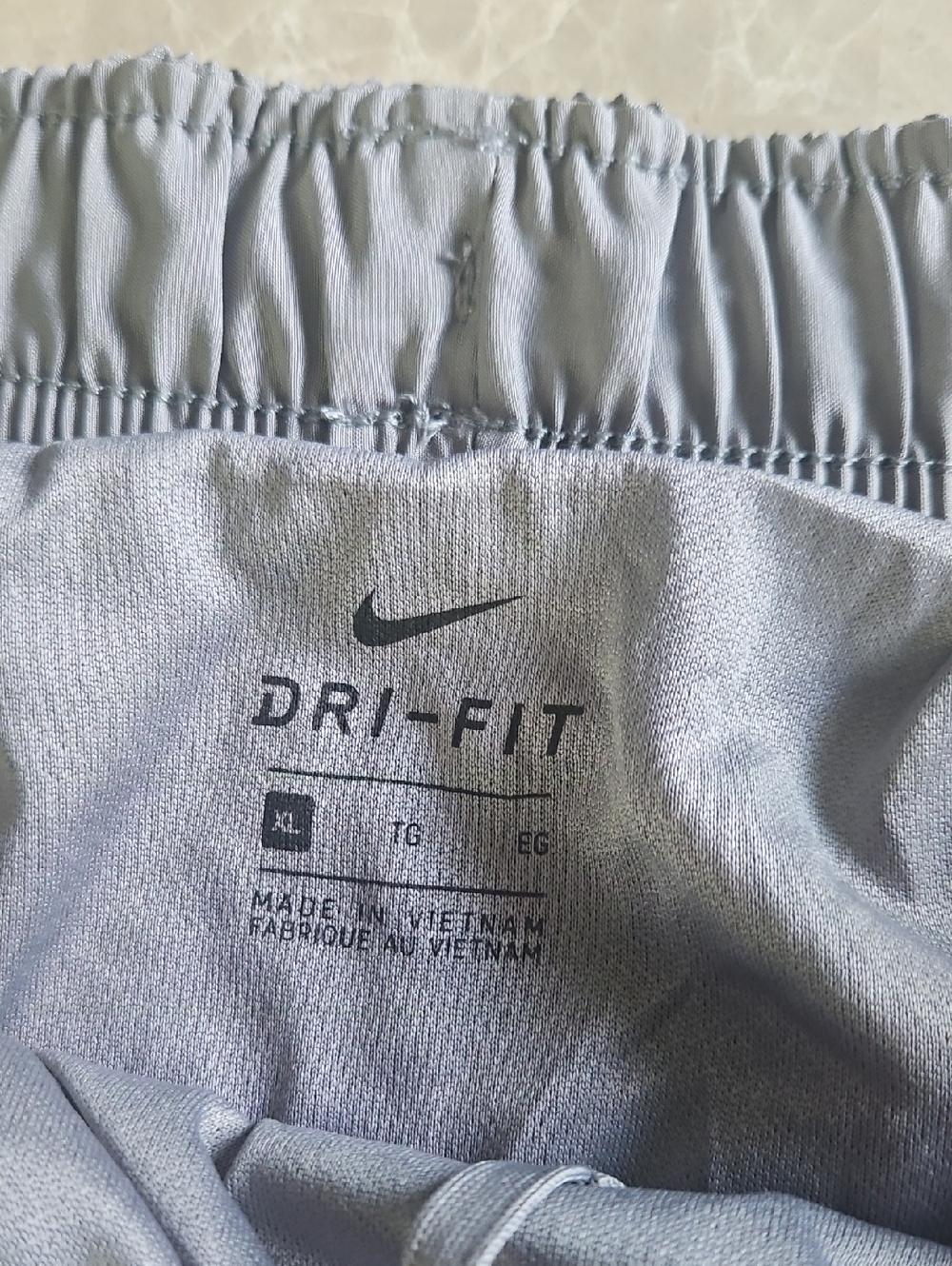 Nike Light Gray Womens Dry Fit Shorts Size Xl - Picture 5 of 9